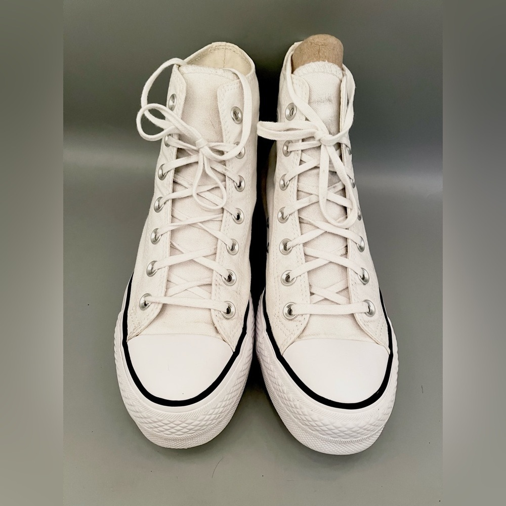 EUC Chuck Taylor All Star Hi Lift Platform Sneaker Size 7 High Top Shoes - Picture 5 of 10